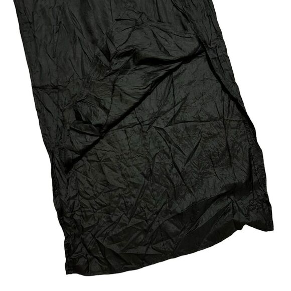 BARBARA I GONGINI NWT Black Silk Avant Garde High-Lo Skirt 40 (10) - Picture 4 of 16